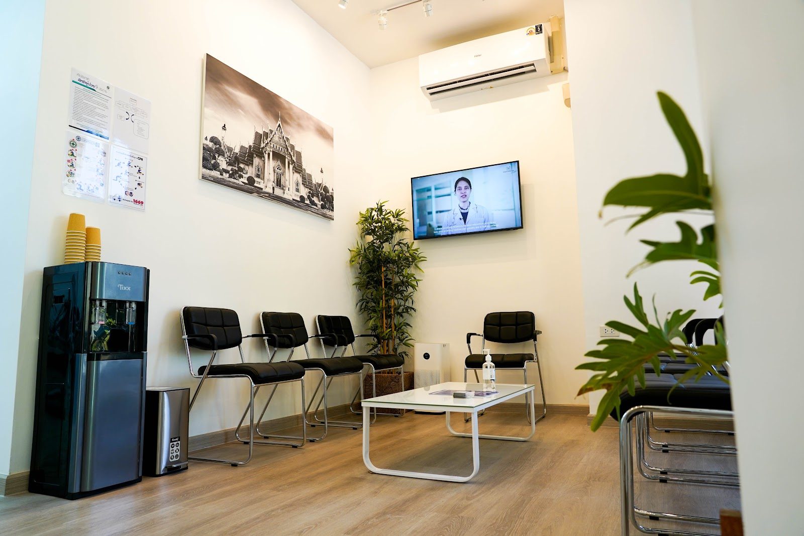 Patient waiting room at HealthDeliver Clinic Asok